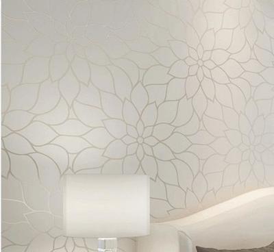 簡(jiǎn)約現(xiàn)代深壓紋墻紙 臥室滿鋪與客廳電視背景墻的理想之選